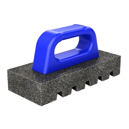 Bon Tool Rub Brick, Fluted 8" X 3 1/2" X 1 1/2", 20 Grit, Pl Handle 12-279